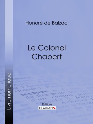 cover image of Le Colonel Chabert